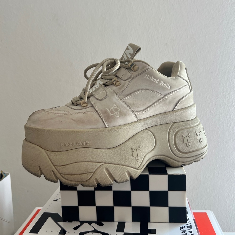 Naked Wolfe Sporty Taupe Suede